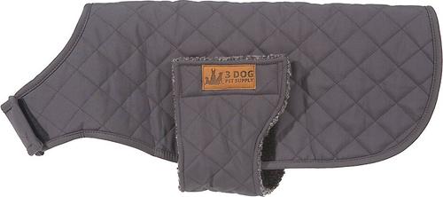 Show full view: 3 Dog Pet Supply Softshell Personalized Dog Jacket, Slate, X-Large slide 3 of 5