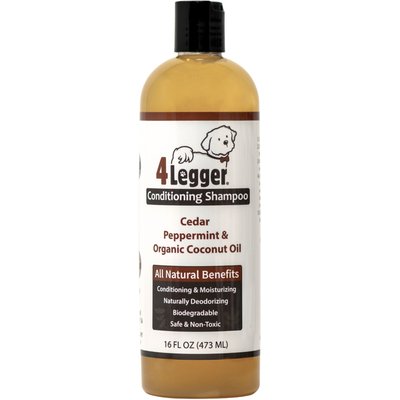 4-Legger 4-Legger Cedar Peppermint & Organic Coconut Oil Dog Conditioning Shampoo, 16-fl oz bottle