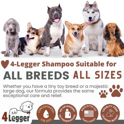 Show full view: 4-Legger Cedar Peppermint & Organic Coconut Oil Dog Conditioning Shampoo, 16-fl oz bottle slide 9 of 9