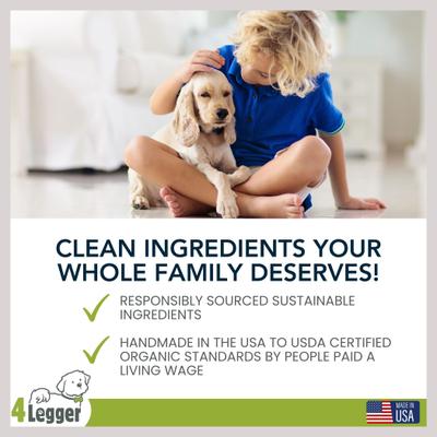 Show full view: 4-Legger Organic, Hypo-Allergenic, Lemongrass & Aloe Dog Shampoo, 16-fl oz bottle slide 9 of 12