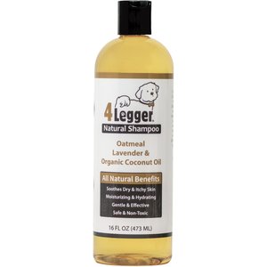 4-Legger Organic Oatmeal, Aloe & Lavender Dog Shampoo, 16-fl oz bottle