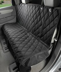 4Knines Rear Bench Seat Cover with Hammock, Black, Regular slide 2 of 6