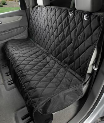 Show full view: 4Knines Rear Bench Seat Cover with Hammock, Black, Regular slide 2 of 9