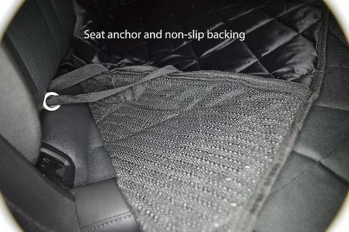 Show full view: 4Knines Rear Bench Seat Cover with Hammock, Black, Regular slide 3 of 9