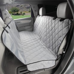 4Knines Rear Bench Seat Cover with Hammock, Gray, Regular