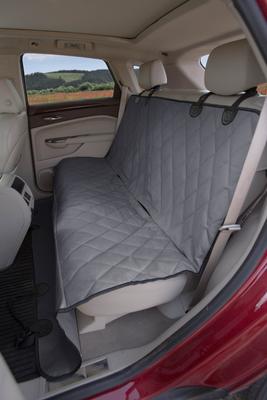 Show full view: 4Knines Rear Bench Seat Cover with Hammock, Gray, Regular slide 5 of 12