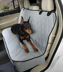 4Knines Rear Fitted Seat Cover, Gray slide 2 of 6