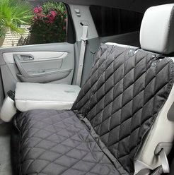 4Knines Rear Fitted Split Seat Cover, Black, Regular slide 2 of 8