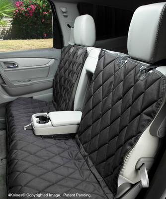 Show full view: 4Knines Split Rear Seat Cover with Hammock, Black, Regular slide 8 of 11
