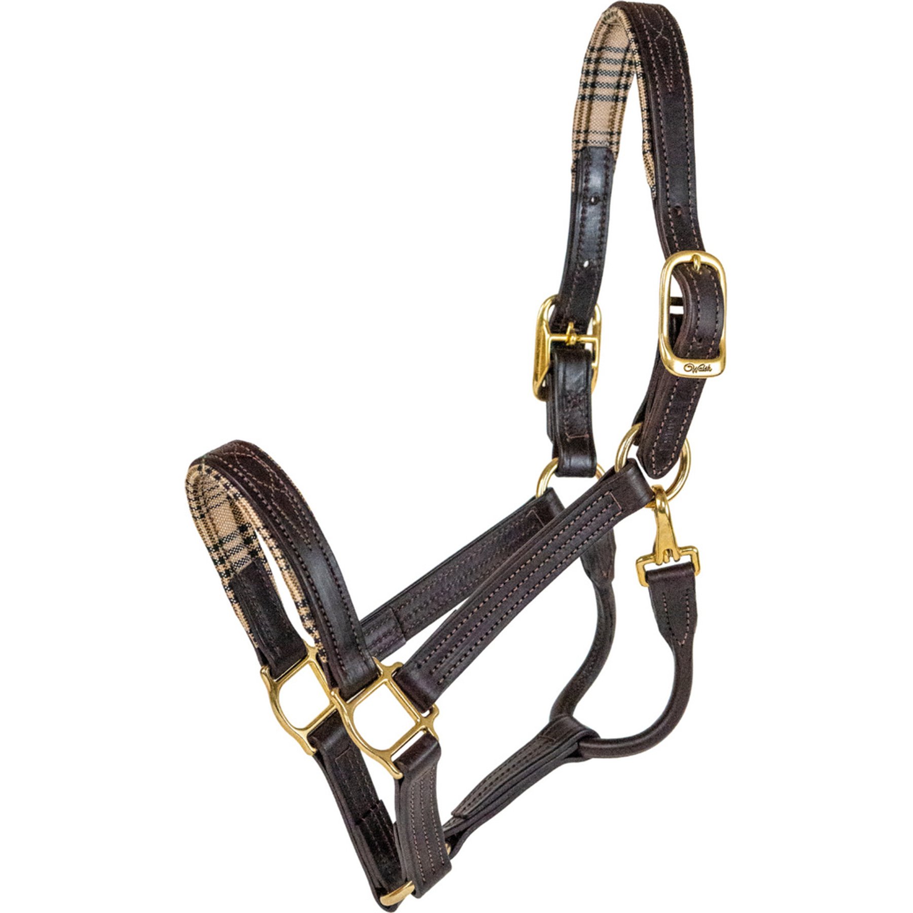 5/A Baker Signature Leather Horse Halter Stable, Brown, Pony