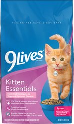 9 Lives Chicken & Ocean Fish Kitten Dry Cat Food, 2.5-lb bag