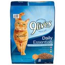 9 Lives Daily Essentials Adult Chicken Beef & Salmon Dry Cat Food, 12-lb bag