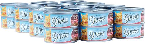 Show full view: 9 Lives Hearty Cuts with Real Beef & Chicken in Gravy Canned Cat Food, 5.5-oz, case of 24 slide 6 of 8