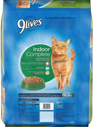 9 Lives Indoor Complete with Chicken & Salmon Flavor Dry Cat Food, 20-lb bag slide 2 of 5