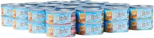 Show full view: 9 Lives Meaty Favorites Variety Pack Canned Cat Food, 5.5-oz, case of 36 slide 7 of 9