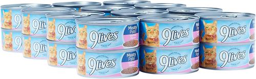 Show full view: 9 Lives Meaty Pate Seafood Platter Wet Cat Food, 5.5-oz can, case of 24 slide 6 of 9
