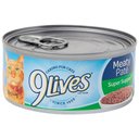 9 Lives Meaty Pate Super Supper Canned Cat Food, 5.5-oz, case of 24