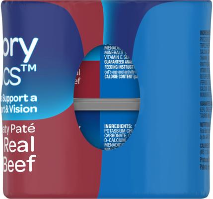 Show full view: 9 Lives Meaty Pate with Real Beef Wet Cat Food, 5.5-oz can, case of 4 slide 5 of 7