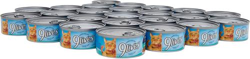 Show full view: 9 Lives Meaty Pate with Real Chicken & Tuna Wet Cat Food, 5.5-oz can, case of 24 slide 6 of 9