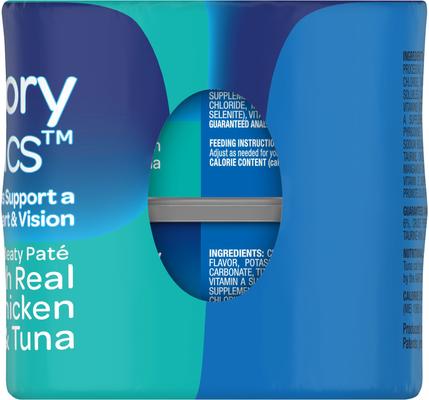 Show full view: 9 Lives Meaty Pate with Real Chicken & Tuna Wet Cat Food, 5.5-oz can, case of 4 slide 5 of 8