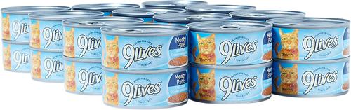 Show full view: 9 Lives Meaty Pate with Real Ocean Whitefish Canned Cat Food, 5.5-oz, case of 24 slide 6 of 8