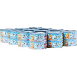 9 Lives Poultry & Beef Favorites Variety Pack Canned Cat Food, 5.5-oz, case of 24