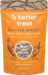 A Better Treat Freeze-Dried Chicken Breast Dog & Cat Treat, 3-oz bag