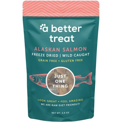 A Better Treat A Better Treat Freeze-Dried Wild Caught Salmon Dog & Cat Treat, 3-oz bag