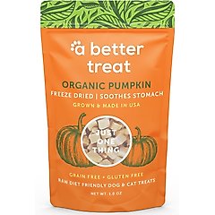 A Better Treat Organic Freeze-Dried Pumpkin Organic Dog & Cat Treats, 1-oz bag