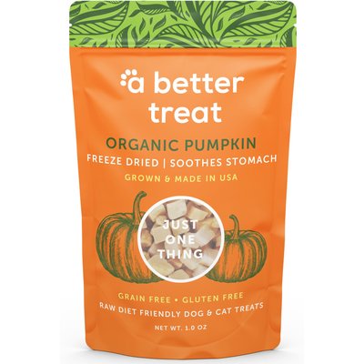 A Better Treat A Better Treat Organic Freeze-Dried Pumpkin Organic Dog & Cat Treats, 1-oz bag