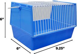 A&E Cage Company Economy Travel Carrier for Smallpets, Blue slide 2 of 4