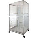 A&E Cage Company Extra Large Flight Bird Cage, Platinum