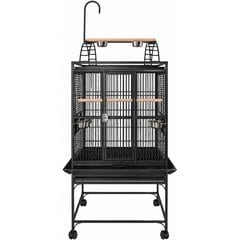 A&E Cage Company Play Top Bird Cage, Black, Medium