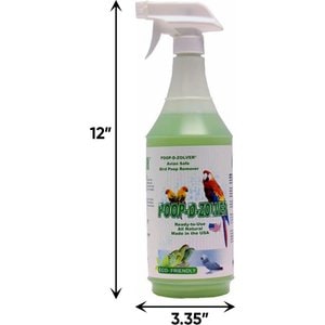 A&E Cage Company Poop-D-Solver Lime Coconut ScentedBird Cage Cleaner, 32-fl oz bottle