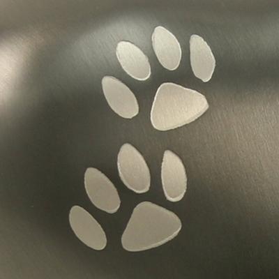 Show full view: A Pet's Life Arielle Heart Paw Dog & Cat Urn, Slate, Small slide 3 of 6