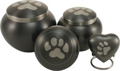 A Pet's Life Odyssey Paw Print Dog & Cat Urn, Slate/Pewter, Small slide 2 of 6