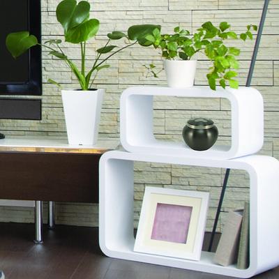 Show full view: A Pet's Life Odyssey Paw Print Dog & Cat Urn, Slate/Pewter, Small slide 4 of 8