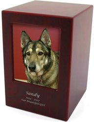A Pet's Life Photo Frame Personalized Dog & Cat Urn, Cherry, X-Large