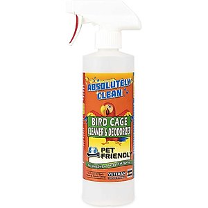 Absolutely Clean Bird Cage Cleaner & Deodorizer, 16-oz bottle