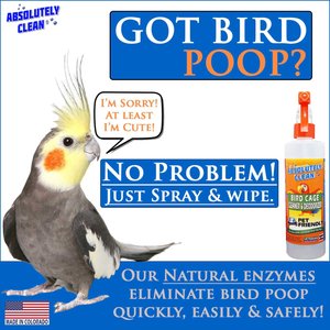 Absolutely Clean Bird Cage Cleaner & Deodorizer, 32-fl oz bottle