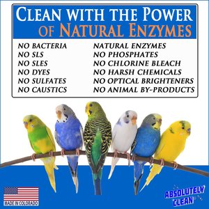 Absolutely Clean Bird Cage Cleaner & Deodorizer, 32-fl oz bottle