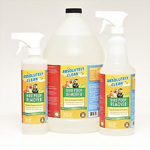 Absolutely Clean Bird Poop Remover Natural Enzyme Cleaner, 16-oz bottle