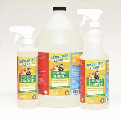 Show full view: Absolutely Clean Bird Poop Remover Natural Enzyme Cleaner, 16-oz bottle slide 2 of 3