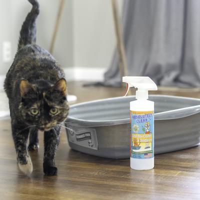 Show full view: Absolutely Clean Cat Litter Box Cleaner & Deodorizer, 16-oz bottle slide 3 of 5