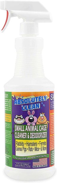 Show full view: Absolutely Clean Small Animal Cage Cleaner & Deodorizer, 32-oz bottle slide 1 of 5
