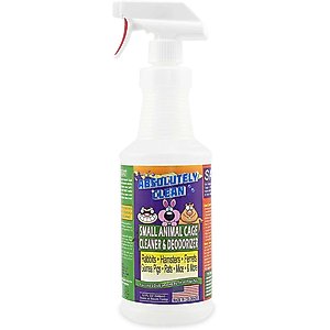 Absolutely Clean Small Animal Cage Cleaner & Deodorizer, 32-oz bottle