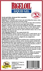 Absorbine Bigeloil Topical Rub for Sore Muscles, Joints & Arthritis Pain Relief Horse Liniment Gel, 14-fl oz bottle slide 2 of 3