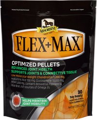 Absorbine Flex+Max with Glucosamine, MSM, Chondroitin & Flaxseed Horse Joint Pellets Supplement, 5-lb Bag, 30 Day Supply