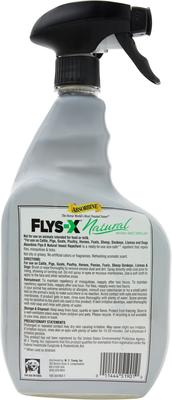 Show full view: Absorbine FLYS-X Natural Fly Repellent Dog & Livestock Spray, 32-oz bottle, 2 count slide 4 of 4