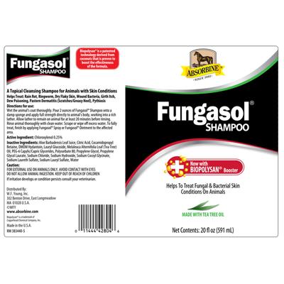 Show full view: Absorbine Fungasol Horse Shampoo, 20-fl oz bottle slide 2 of 6